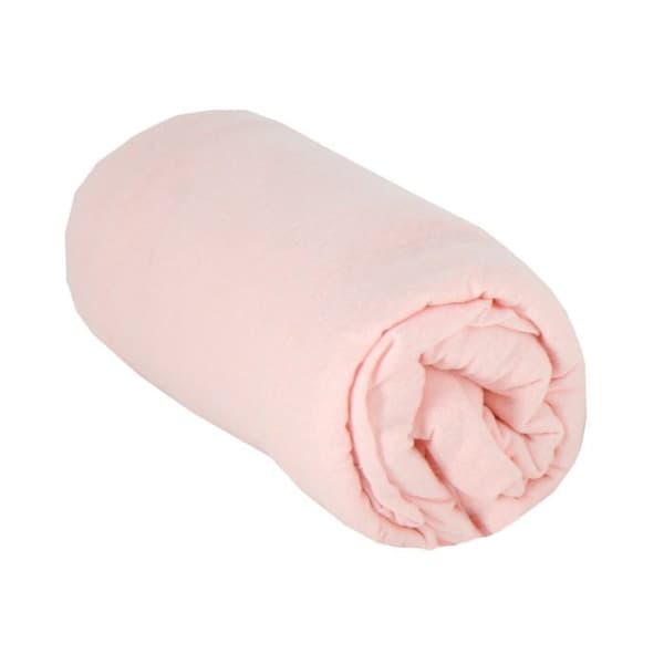 BABYCALIN Pink Baby Fitted Sheet 40 x 80 cm Jersey 130gr / m²