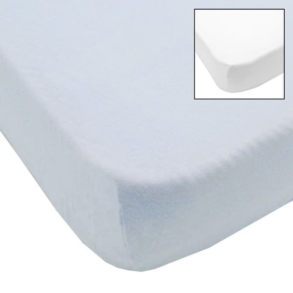 BABYCALIN 2 ark Babyskydd Himmelvit 70 x 140 cm - Tröja - 130gr / m²