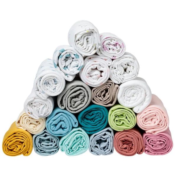 Draps housse 70x140 cm x2 pcs Björn / Blå - draps housse baby i bomull