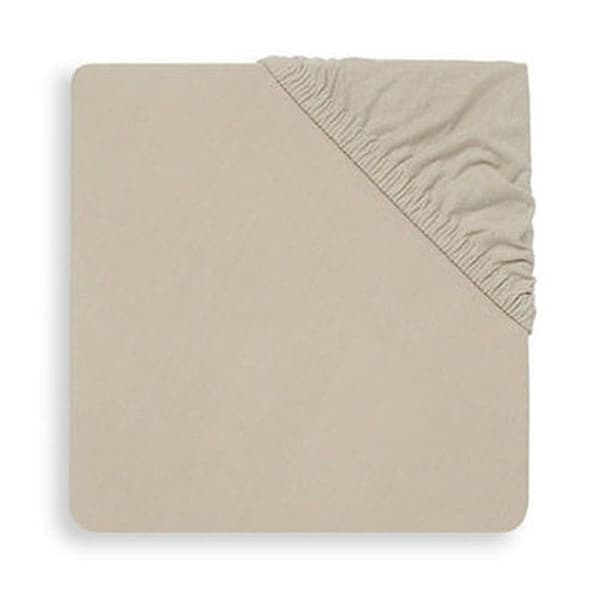 Lakan i jersey för babysäng - JOLLEIN - Nougat - 100% bomull - 60x120 cm - Babysäng
