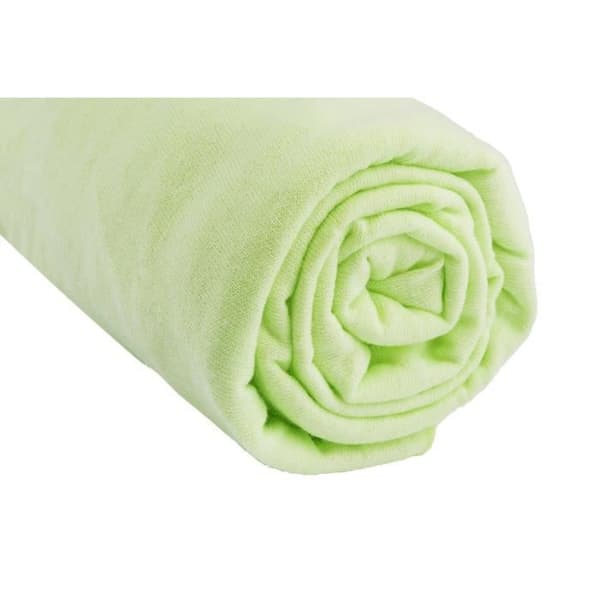 Set med 3 st bomullsjersey påslakan 60x120 Anis - EASY DORT - Påslakan - Grön - Blandat