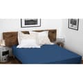 Miniatyrbild 4 av 4: Drap housse - HOME LINGE PASSION - 180x200 cm - 100% bomull - Bonnet 25 cm - Blå
