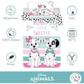 Miniatyrbild 3 av 5: 101 Dalmatiner Babybäddset - Disney - Påslakan i bomull - 100 x 135 cm - Rosa