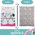 Miniatyrbild 4 av 5: 101 Dalmatiner Babybäddset - Disney - Påslakan i bomull - 100 x 135 cm - Rosa