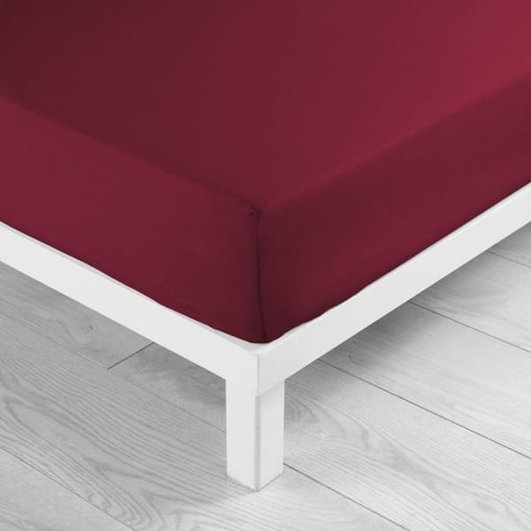 Lakanhatt 30 cm 2 personer 180 x 200 cm vanlig 57 trådar lina Bourgogne