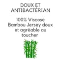Miniatyrbild 3 av 4: Lakan - EASY DORT - Bambu - Vit - 90x140