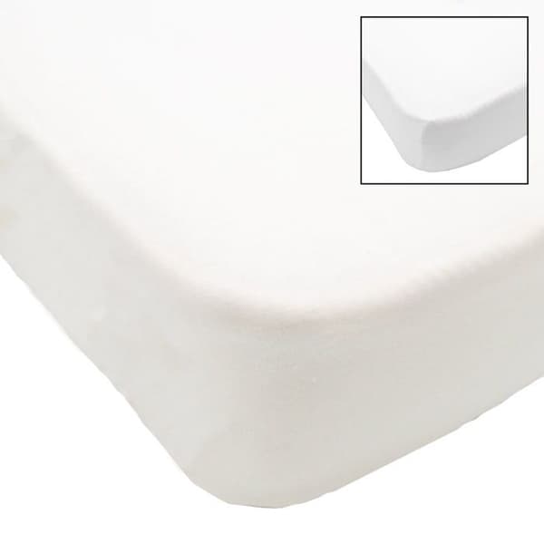 BABYCALIN 2 ark Babyskydd Ecru Vit 70 x 140 cm - Tröja - 130gr / m²