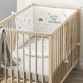 Miniatyrbild 3 av 4: BABYCALIN Grå tröja babyanpassat lakan 70 x 140 cm 130gr / m²