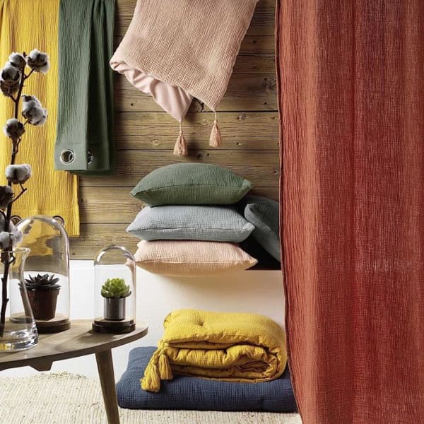 Sängkläder Set 3 Delar "Angelia" 240x220cm Gul