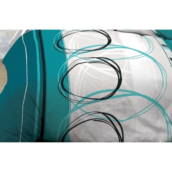 Bäddset - Freewheel - 160x200 cm - 100% bomull - 57 trådar - Turkostryck