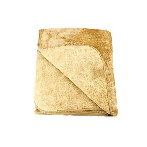 XXL fleecefilt - Gözze - Modell 40024-70-2040 - 220x240 cm - Sand - Kan tvättas i maskin
