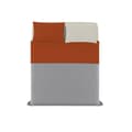 Miniatyrbild 3 av 4: Mb home italien - B-CL-NC-2P-33-terra/panna - Italienskt Sänglinne Natural Color bäddset, Bomull, Terra/cream, 160 x 190 cm