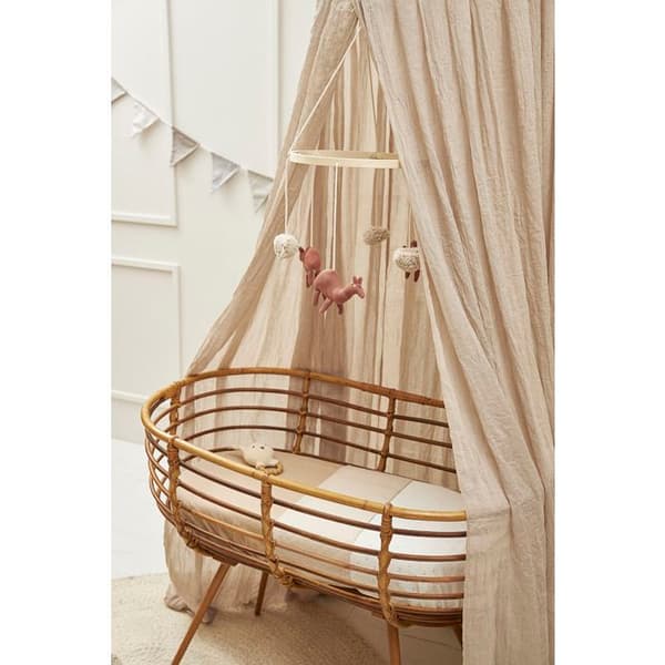 Meyco Baby Uni drahusse berceau - jersey - sand - 40x80/90cm