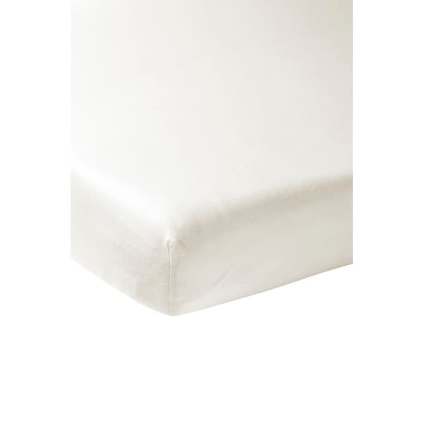 Meyco Baby Uni drap-housse berceau - jersey - offwhite - 40x80/90cm