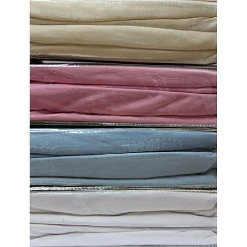 DUDU N GIRLIE Dudu N för säng i bomullsjersey, Ficklakan, Blå/rosa, 2 delar - 1011BP