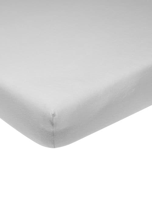 Meyco Baby Uni drap-housse lit junior - jersey - ljusgrå - 70x140/150cm