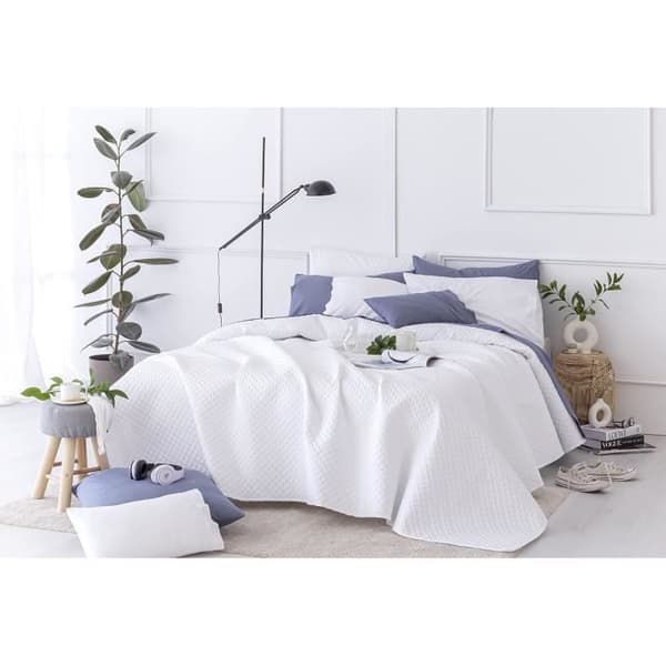 Sängöverkast - Todocama - 250 x 260 cm - 100% Mikrofiber - Extra Mjuk - Vit