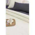 Miniatyrbild 2 av 4: Sängöverkast - Todocama - Underzy - Diamantmönster - 100% Mikrofiber - Beige 105-200 x 260 cm