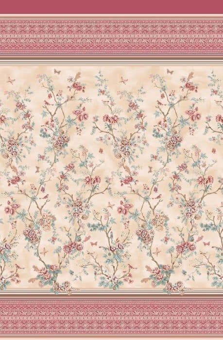 Sängöverkast - boutis - Bassetti överkast - 9320590 - Rosa överkast i bomull 220 x 255 cm