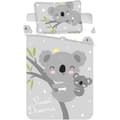Miniatyrbild 1 av 5: Babybäddset med koala 100 x 135 cm 100% bomull, Grå