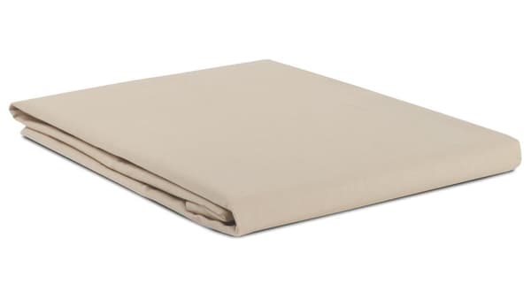 Beige linnelakan 160x200 100% bomull