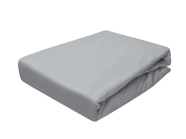 Jersey-muotoiltu lakana, harmaa, 200x220
