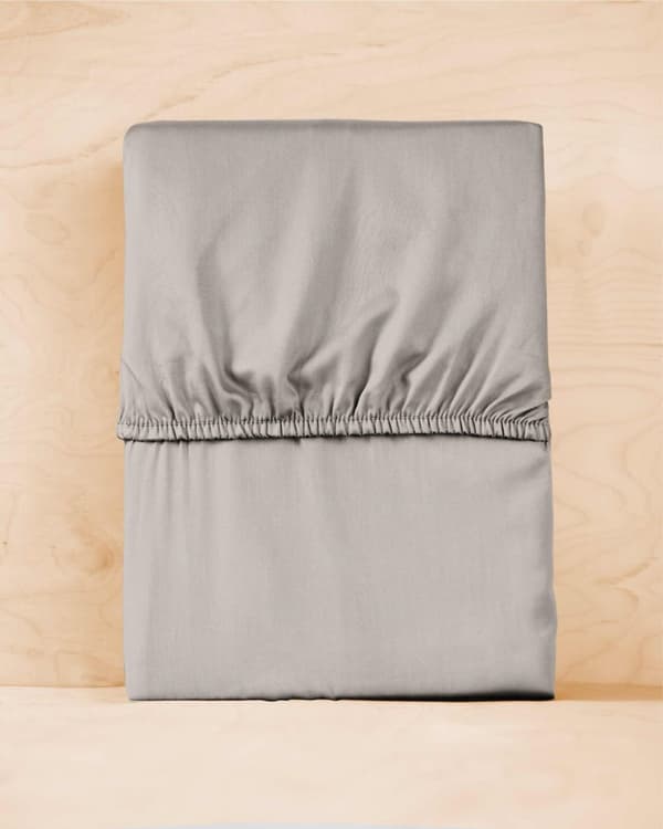 Muotoonommeltu lakana Satiini 90x200 Mikrokuitu beige