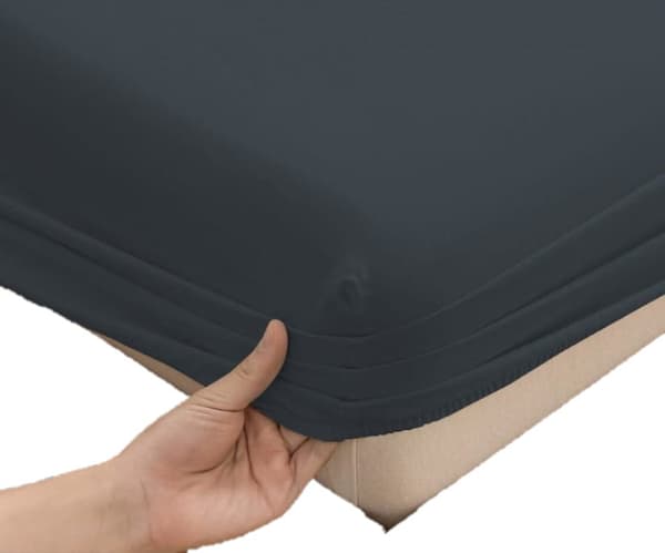 Jerseylakan 160x200 Mörkgrå