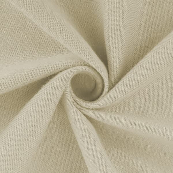 Muotoonommeltu lakana JERSEY 220x200 Beige