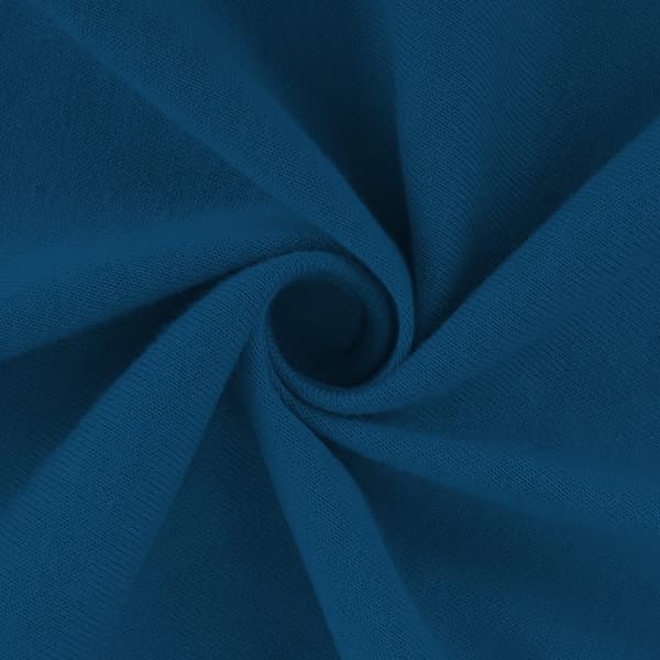 Dra-på-lakan JERSEY 160x200 Blå Denim
