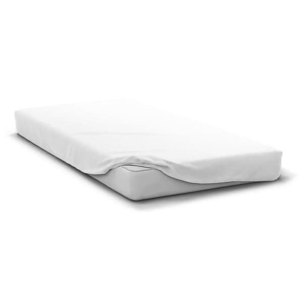 Muotoonommeltu lakana - HOME LINGE PASSION - HP71760 - 90 x 190 cm + myssy 30 cm - Mikrokuitu - 82 g - VALKOINEN