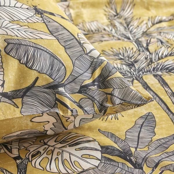 SUNSHINE LOUISA Mönstrat Bäddset - TODAY - Gul 260x240cm