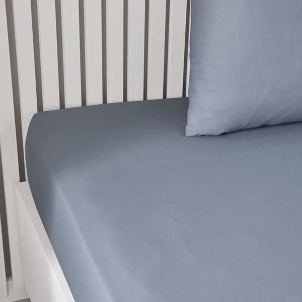 Viktigt idag Charg - 90 x 190 cm - 1 person - 100 % enfärgad bomull - denim