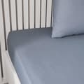 Miniatyrbild 3 av 3: Viktigt idag Charg - 90 x 190 cm - 1 person - 100 % enfärgad bomull - denim