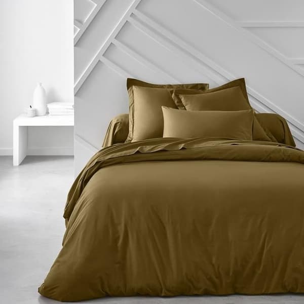 TODAY Essential Dra-på-lakan - 140 x 200+30 cm - 2 personer - 100% Enfärgad Bomull - Brons