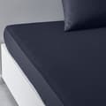 Pikkukuva 3 / 3: TODAY Essential -muotoonommeltu lakana - 140 x 190 cm - 2 hengelle - 100 % puuvillaa - laivastonsininen