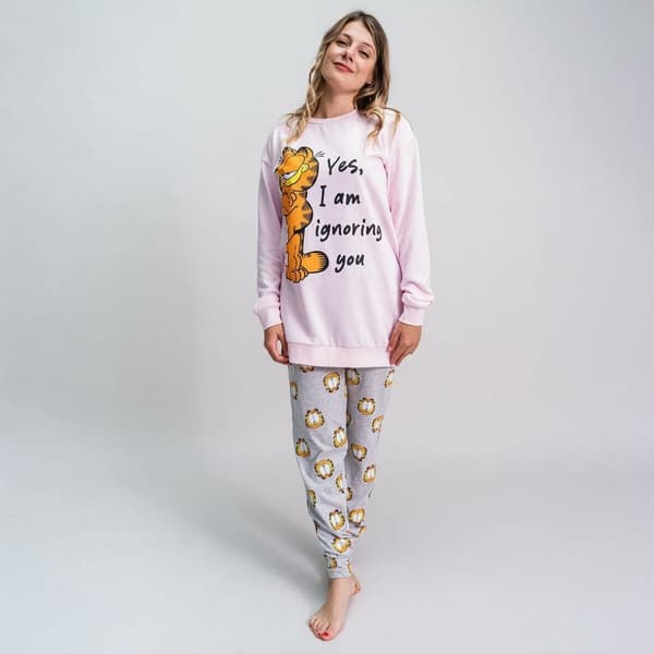 Pyjamas Garfield Ljusrosa - XS