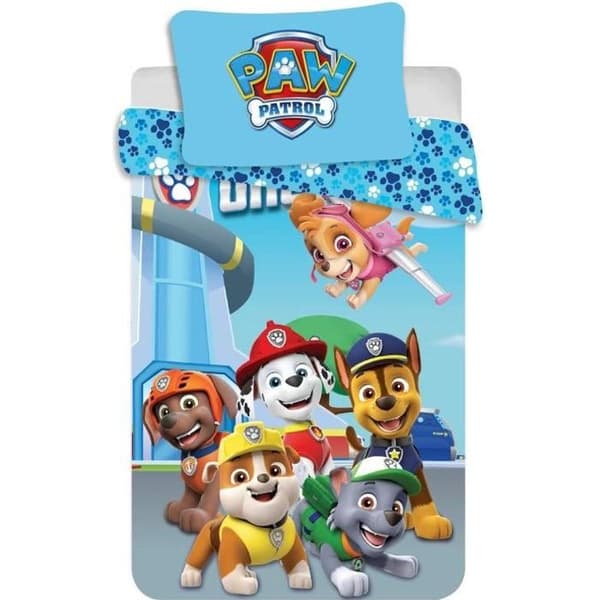 Paw Patrol Barnbäddset 100 x 135 cm