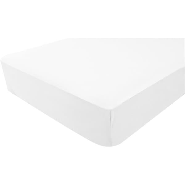 Set med 2 påslakan - DOMIVA - Jersey - 60x120 cm - Vit/pärla