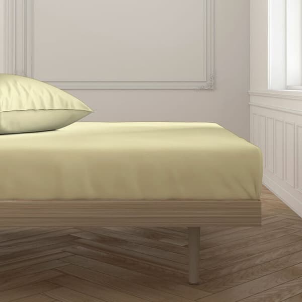 Inpassat underlakan Happy Home Mix Colors Gul Säng 80