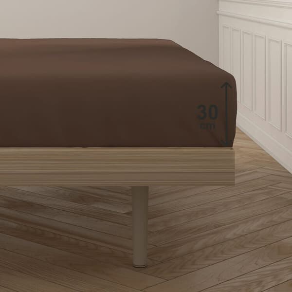 Inpassat underlakan Happy Home Mix Colors Brun Säng 80