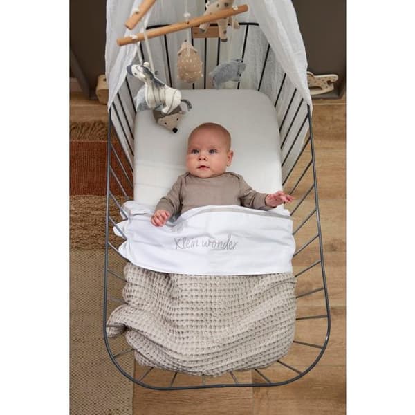 Meyco Baby Uni drap-housse berceau - jersey - vit - 40x80/90cm