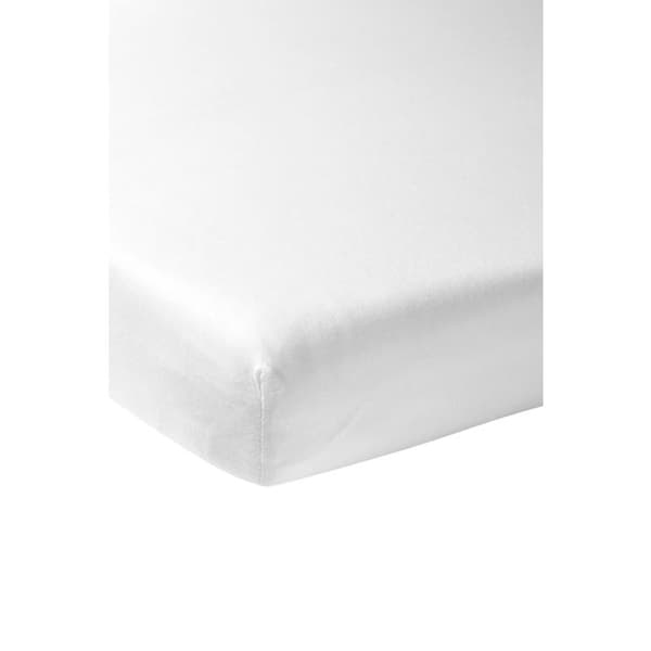 Meyco Baby Uni drap-housse berceau - jersey - vit - 40x80/90cm