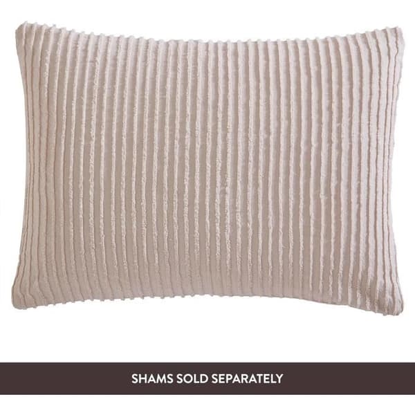 Beatrice Home Fashions Couvre-lit Chenille i Bomull, Puderrosa, Queen Size
