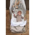 Miniatyrbild 3 av 5: Meyco Baby Uni drap-housse för spjälsäng - paket om 2 - jersey - vit - 40x80/90cm