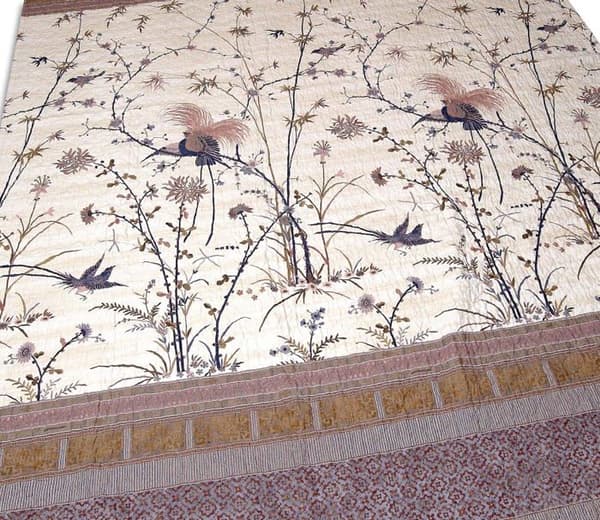 Sängöverkast - boutis - Bassetti överkast - 9320136 - Gräddöverkast i bomull 265 x 255 cm