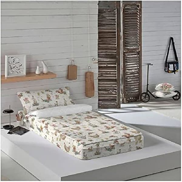 NATURALS Påslakan - Icehome Spring Field - 90 x 190/200 cm - Vit - Syntet - Sovrum