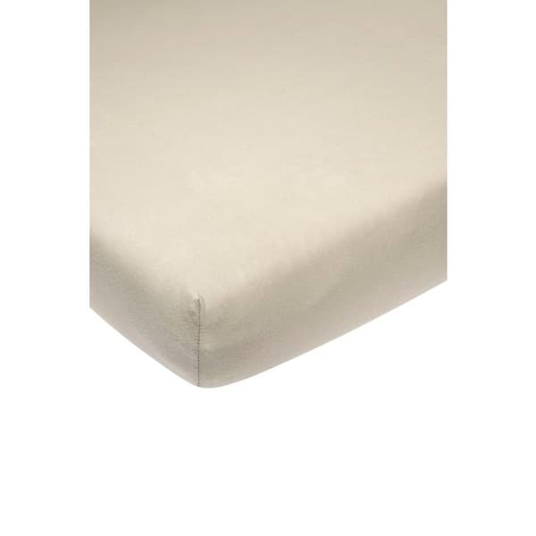Meyco Baby Uni draperi för barnsäng - jersey - sand - 75x95cm