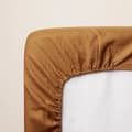 Miniatyrbild 3 av 4: Drap housse - P'TIT DODO - 70 x 140 cm - Jersey - Karamell