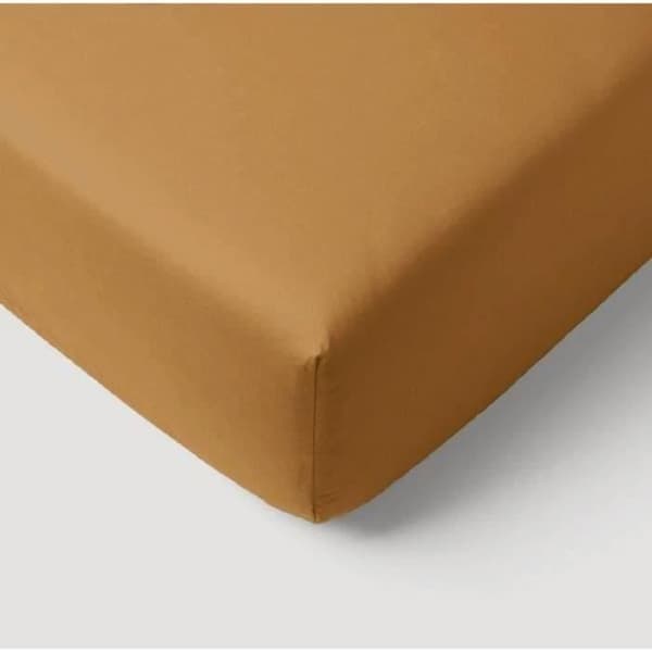 Drap housse - P'TIT DODO - 70 x 140 cm - Jersey - Karamell